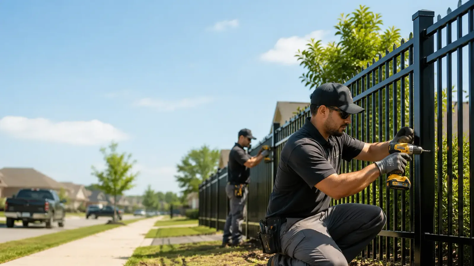 Metal Fence Installation in Bon Aqua, TN